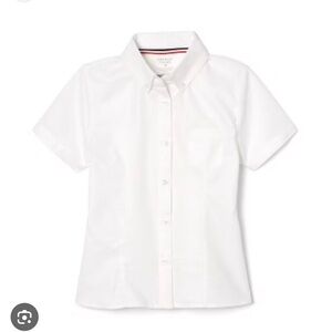 French Toast White Button Down Kids Shirt
Girl’s Size 14. New.